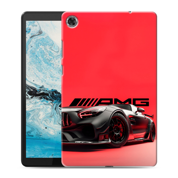 Силиконовый чехол на Lenovo Tab M8 с принтом Мерседес Mercedes AMG
