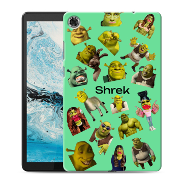 Силиконовый чехол на Lenovo Tab M8 с принтом Шрек Shrek