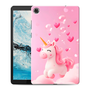 Силиконовый чехол на Lenovo Tab M8 с принтом Единорог