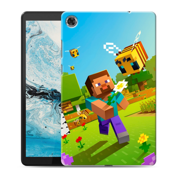 Силиконовый чехол на Lenovo Tab M8 с принтом Майнкрафт Minecraft Силиконовый чехол на Lenovo Tab M8 с принтом Майнкрафт Minecraft