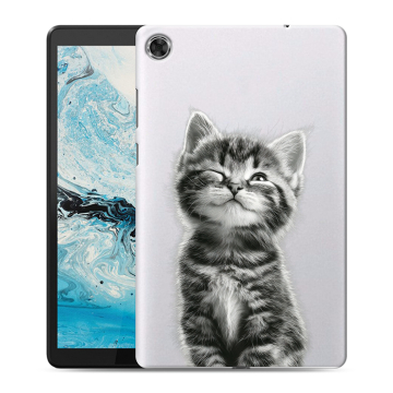 Силиконовый чехол на Lenovo Tab M8 с принтом Котенок Силиконовый чехол на Lenovo Tab M8 с принтом Котенок