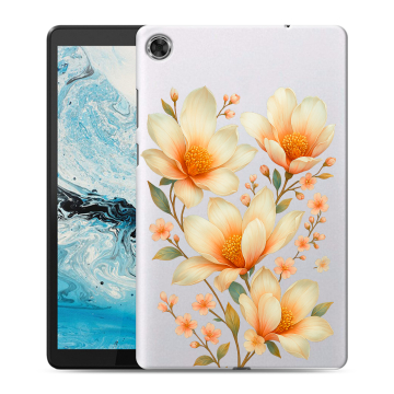Силиконовый чехол на Lenovo Tab M8 с принтом Цветы