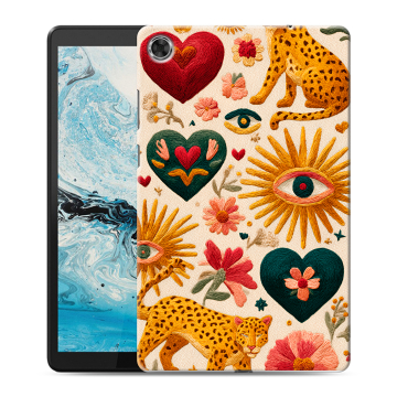 Силиконовый чехол на Lenovo Tab M8 с принтом Модный принт