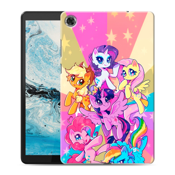 Силиконовый чехол на Lenovo Tab M8 с принтом My little pony Дружба чудо