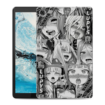 Силиконовый чехол на Lenovo Tab M8 с принтом Ahegao Ахегао Аниме