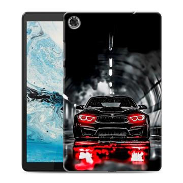 Силиконовый чехол на Lenovo Tab M8 с принтом BMW БМВ