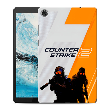Силиконовый чехол на Lenovo Tab M8 с принтом Counter Strike