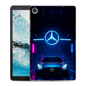 Силиконовый чехол на Lenovo Tab M8 с принтом Mercedes Мерседес