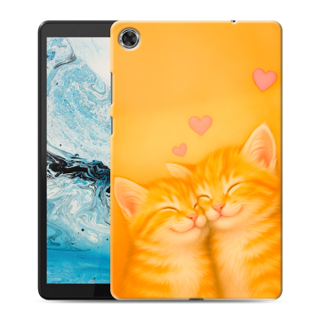 Силиконовый чехол на Lenovo Tab M8 с принтом Милые котята