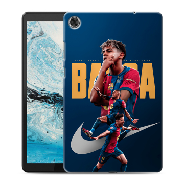 Силиконовый чехол на Lenovo Tab M8 с принтом Барселона Barca Yamal 