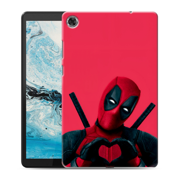 Силиконовый чехол на Lenovo Tab M8 с принтом Дедпул Deadpool