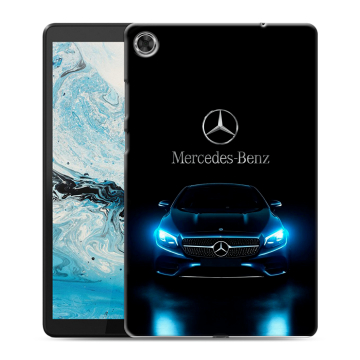 Силиконовый чехол на Lenovo Tab M8 с принтом Mercedes Мерседес Силиконовый чехол на Lenovo Tab M8 с принтом Mercedes Мерседес