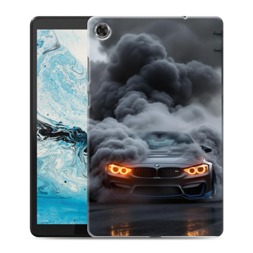 Силиконовый чехол на Lenovo Tab M8 с принтом BMW БМВ
