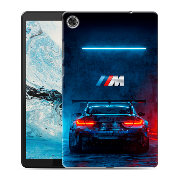 Силиконовый чехол на Lenovo Tab M8 с принтом BMW БМВ