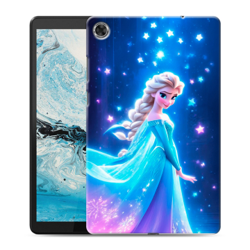 Силиконовый чехол на Lenovo Tab M8 с принтом Холодное сердце Frozen