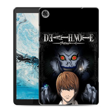 Силиконовый чехол на Lenovo Tab M8 с принтом Death note Тетрадь смерти