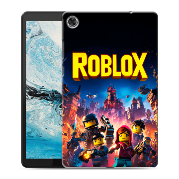 Силиконовый чехол на Lenovo Tab M8 с принтом Roblox Роблокс