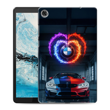 Силиконовый чехол на Lenovo Tab M8 с принтом BMW БМВ