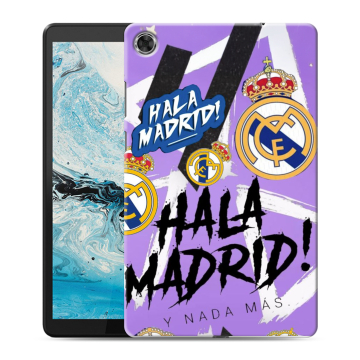 Силиконовый чехол на Lenovo Tab M8 с принтом Real Madrid Реал Мадрид