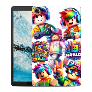 Силиконовый чехол на Lenovo Tab M8 с принтом Roblox Роблокс