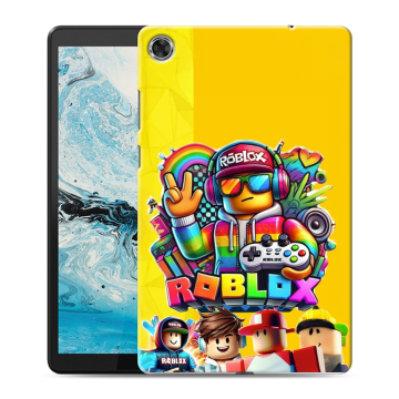 Силиконовый чехол на Lenovo Tab M8 с принтом Roblox Роблокс