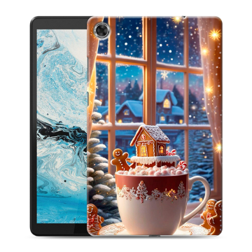 Силиконовый чехол на Lenovo Tab M8 с принтом Новый год