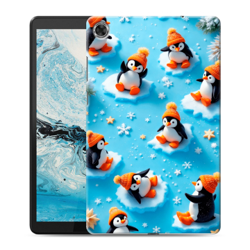 Силиконовый чехол на Lenovo Tab M8 с принтом Новый год