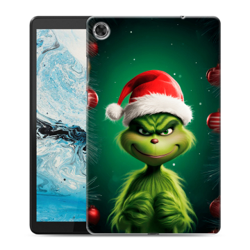 Силиконовый чехол на Lenovo Tab M8 с принтом Гринч Новый год Рождество