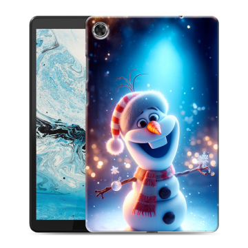 Силиконовый чехол на Lenovo Tab M8 с принтом Новый год