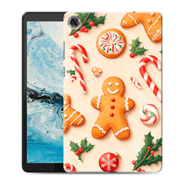 Силиконовый чехол на Lenovo Tab M8 с принтом Новый год