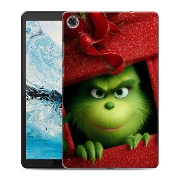 Силиконовый чехол на Lenovo Tab M8 с принтом Новый год