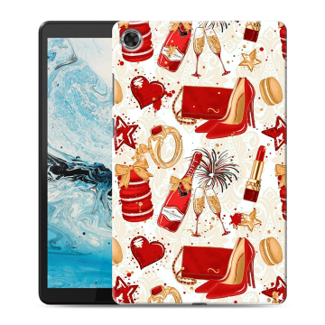 Силиконовый чехол на Lenovo Tab M8 с принтом Новый год
