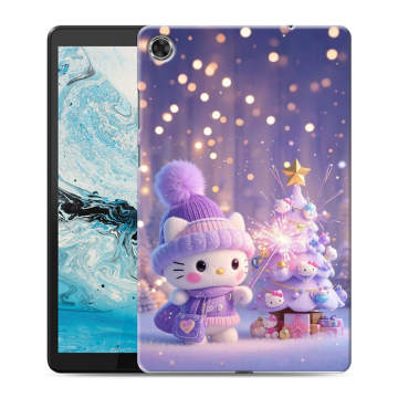 Силиконовый чехол на Lenovo Tab M8 с принтом Новый год