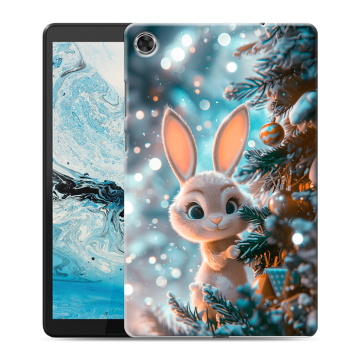 Силиконовый чехол на Lenovo Tab M8 с принтом Новый год