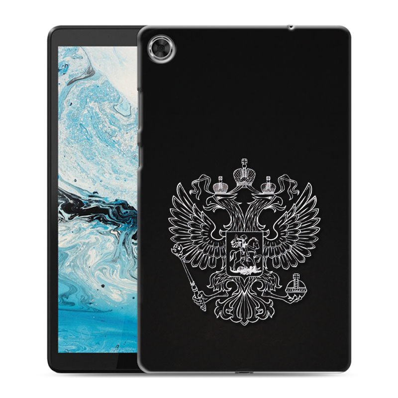 Силиконовый чехол на Lenovo Tab M8 с принтом Герб России Силиконовый чехол на Lenovo Tab M8 с принтом Герб России