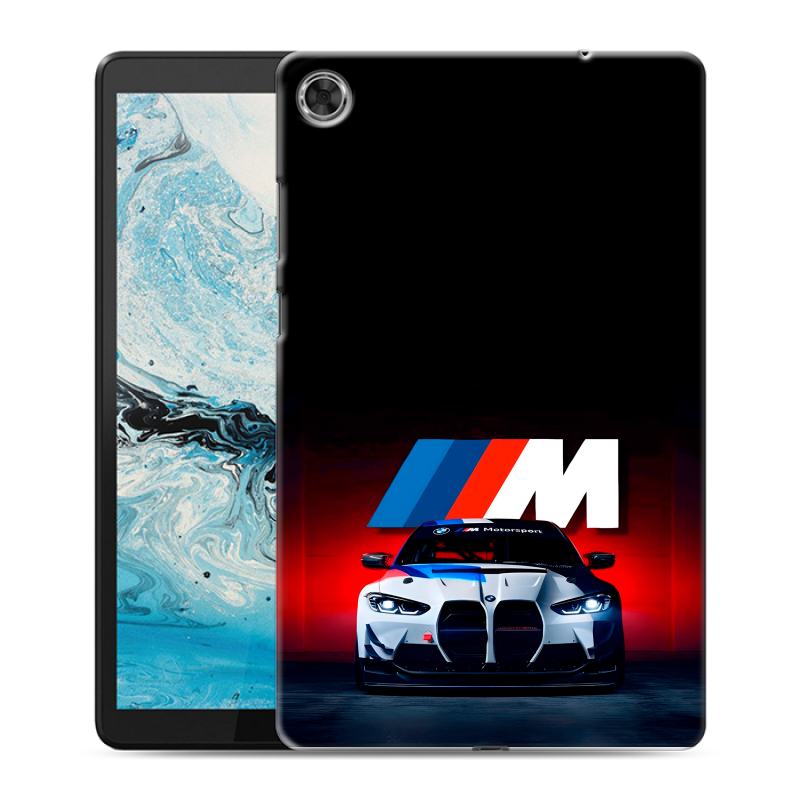 Силиконовый чехол на Lenovo Tab M8 с принтом БМВ BMW Силиконовый чехол на Lenovo Tab M8 с принтом БМВ BMW