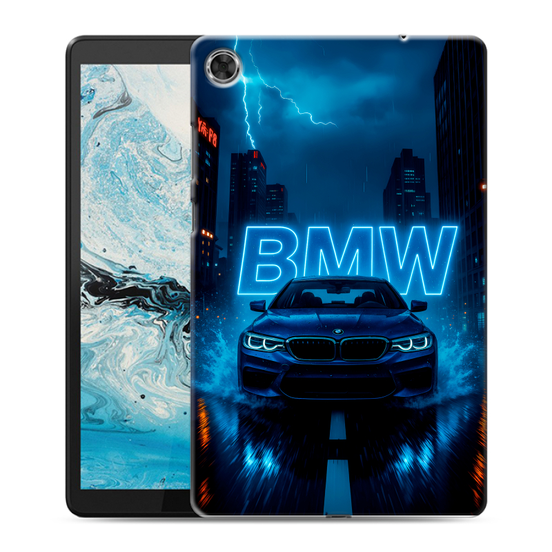 Силиконовый чехол на Lenovo Tab M8 с принтом BMW БМВ Силиконовый чехол на Lenovo Tab M8 с принтом BMW БМВ