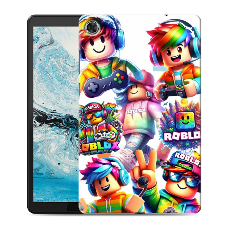 Силиконовый чехол на Lenovo Tab M8 с принтом Roblox Роблокс Силиконовый чехол на Lenovo Tab M8 с принтом Roblox Роблокс