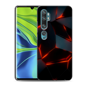 Силиконовый противоударный чехол на Xiaomi Mi Note 10 с принтом Яркие абстракции Силиконовый противоударный чехол на Xiaomi Mi Note 10 с принтом Яркие абстракции
