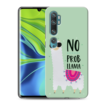 Силиконовый противоударный чехол на Xiaomi Mi Note 10 с принтом Лама Силиконовый противоударный чехол на Xiaomi Mi Note 10 с принтом Лама