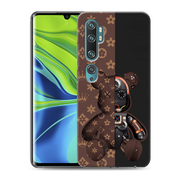 Силиконовый противоударный чехол на Xiaomi Mi Note 10 с принтом Луи робот Силиконовый противоударный чехол на Xiaomi Mi Note 10 с принтом Луи робот