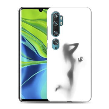 Силиконовый противоударный чехол на Xiaomi Mi Note 10 с принтом Силуэт Силиконовый противоударный чехол на Xiaomi Mi Note 10 с принтом Силуэт