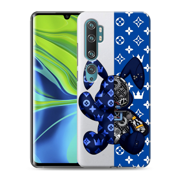 Силиконовый противоударный чехол на Xiaomi Mi Note 10 с принтом Луи робот