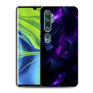 Силиконовый противоударный чехол на Xiaomi Mi Note 10 с принтом Абстракиция Силиконовый противоударный чехол на Xiaomi Mi Note 10 с принтом Абстракиция