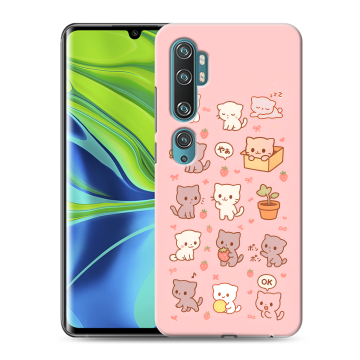 Силиконовый противоударный чехол на Xiaomi Mi Note 10 с принтом Hello Kitty Хелоу Кити Силиконовый противоударный чехол на Xiaomi Mi Note 10 с принтом Hello Kitty Хелоу Кити