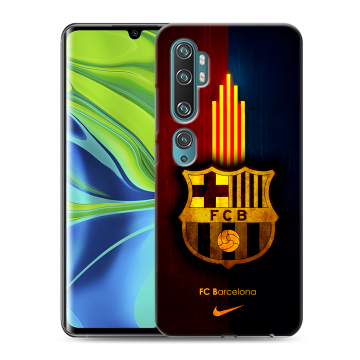 Силиконовый противоударный чехол на Xiaomi Mi Note 10 с принтом Барселона Barcelona Силиконовый противоударный чехол на Xiaomi Mi Note 10 с принтом Барселона Barcelona