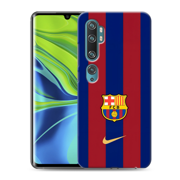 Силиконовый противоударный чехол на Xiaomi Mi Note 10 с принтом Барселона Barcelona Силиконовый противоударный чехол на Xiaomi Mi Note 10 с принтом Барселона Barcelona