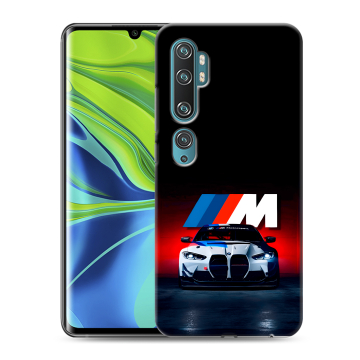 Силиконовый противоударный чехол на Xiaomi Mi Note 10 с принтом БМВ BMW