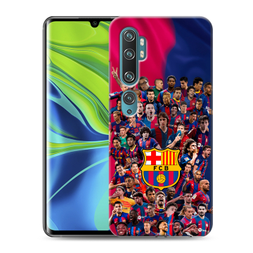 Силиконовый противоударный чехол на Xiaomi Mi Note 10 с принтом Барселона Barcelona Силиконовый противоударный чехол на Xiaomi Mi Note 10 с принтом Барселона Barcelona