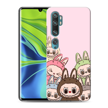 Силиконовый противоударный чехол на Xiaomi Mi Note 10 с принтом Лабубу